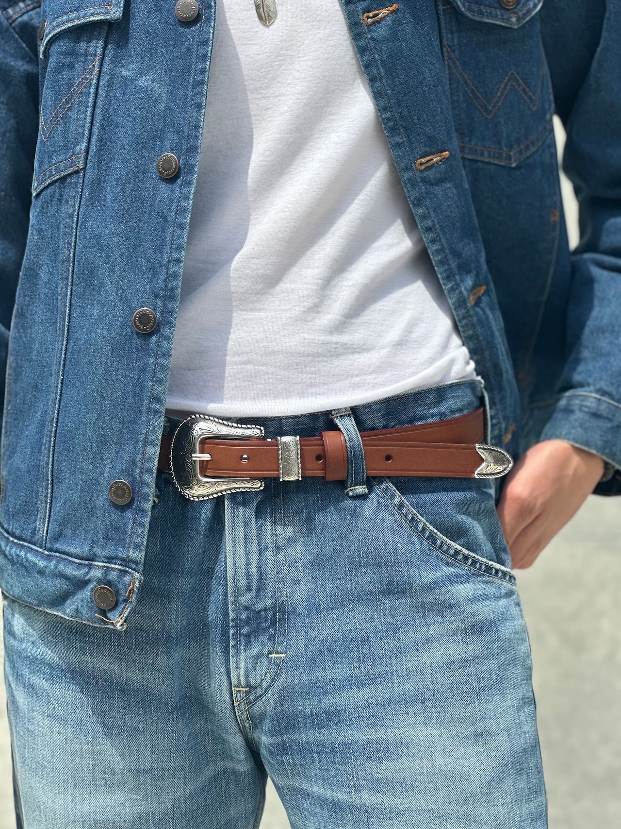 Western Noble Buckle Belt