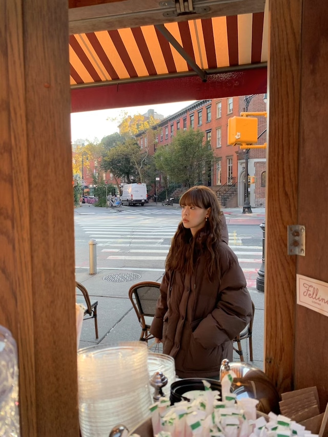 (予約) LIFFEY / Tone hood duck down padding 3color