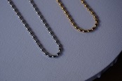【 CORE 】stainless ballchain necklace