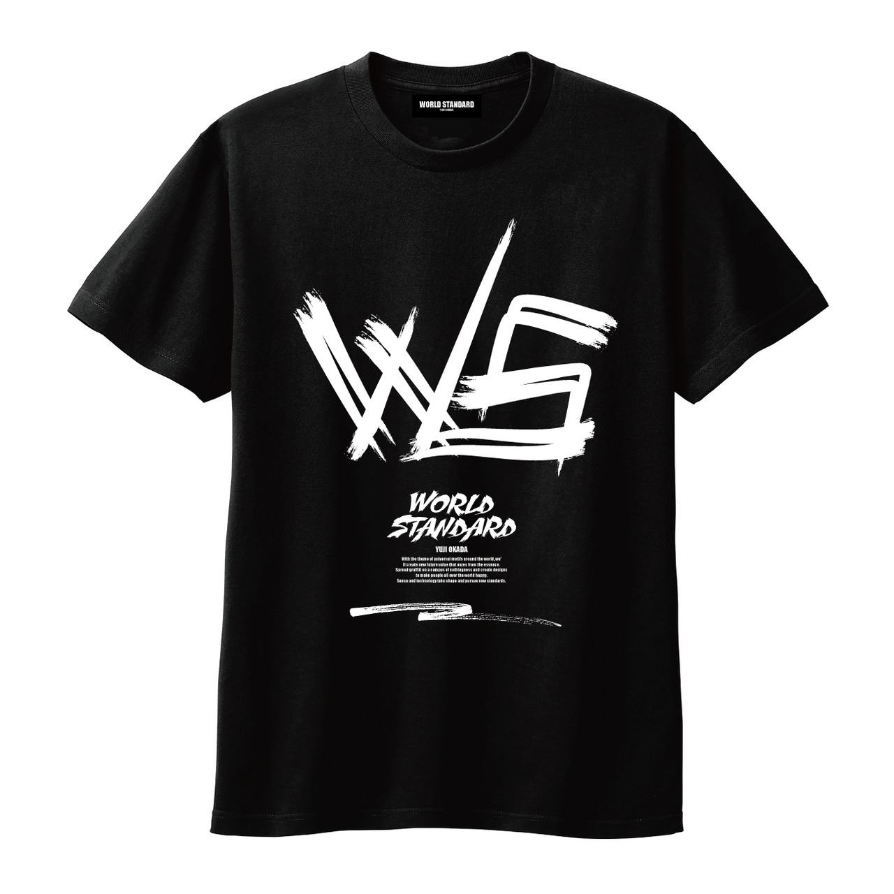 WORLD STANDARD/クルーネックプリントTシャツ/WSHT-027