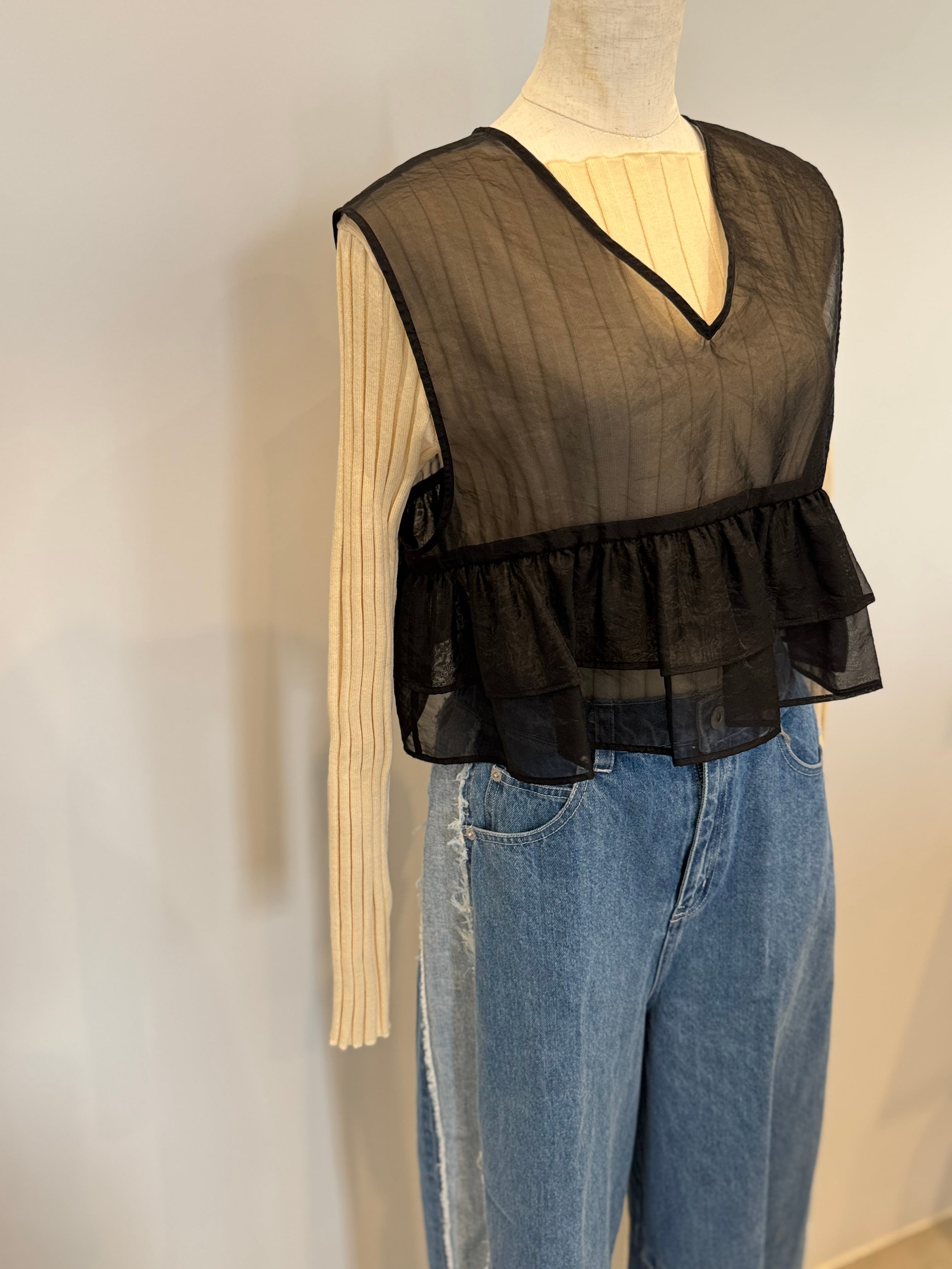 【 SELECT】ワイドリブボートネックプルオーバー 19-0444