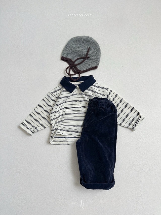 〘予約〙atomeme / crepe corduroy pants