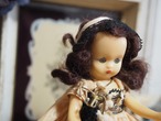 ブルーアイ・ブラックレースドレス「Nancy Ann Story Book Doll」(ドレス難・ヘア粉浮きあり) 画像2