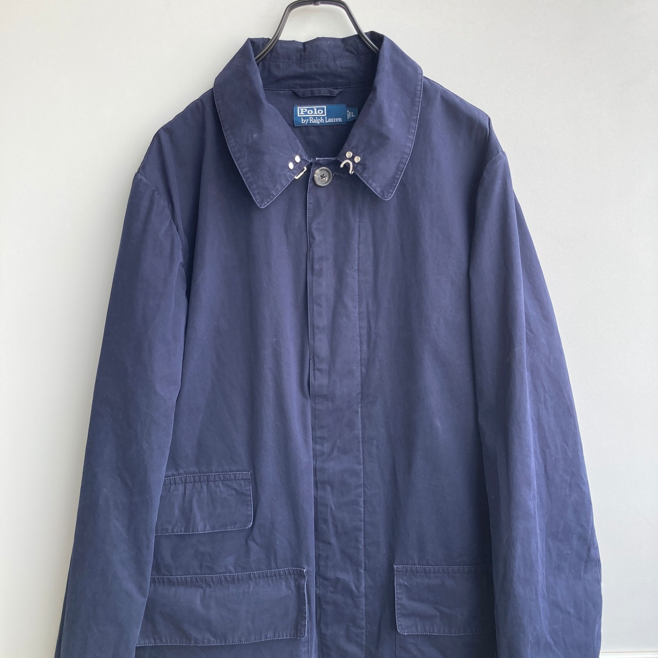 Ralph Lauren ステンカラーコート 90s 画像3