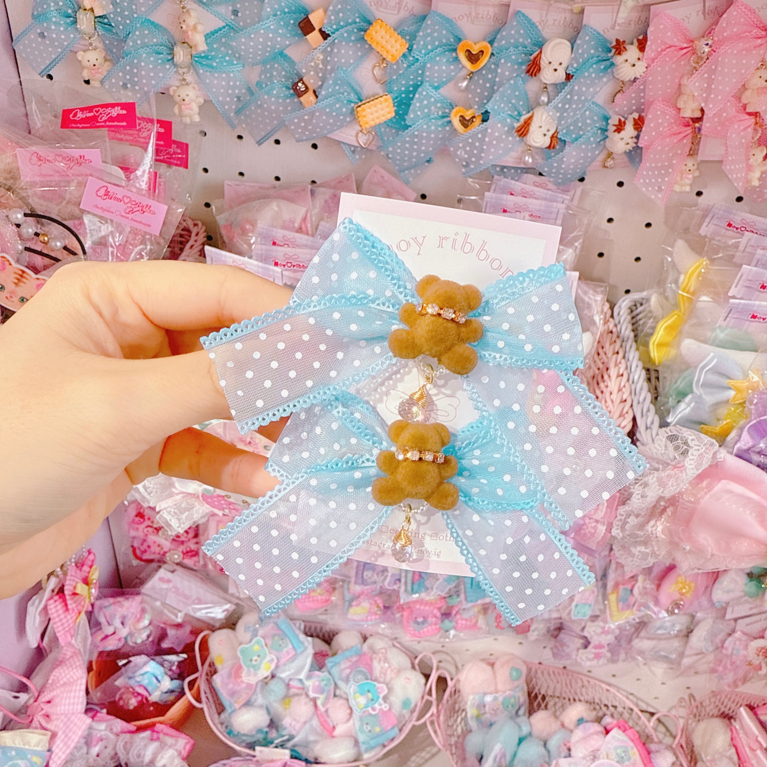 【F7】47-113ツインヘアクリップ