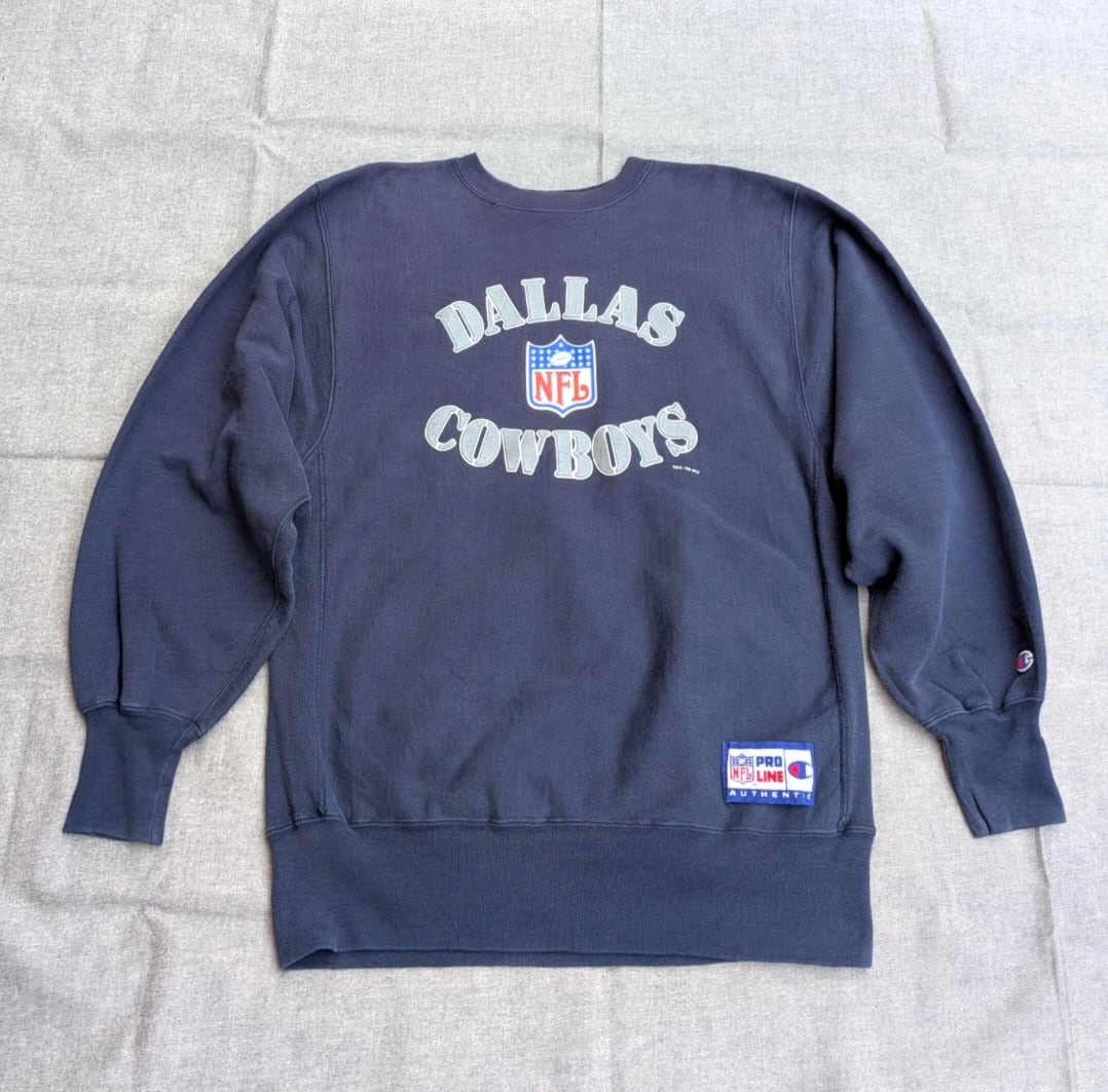 90s NFL DALLAS cowboys champion r/w sweat 小岩店