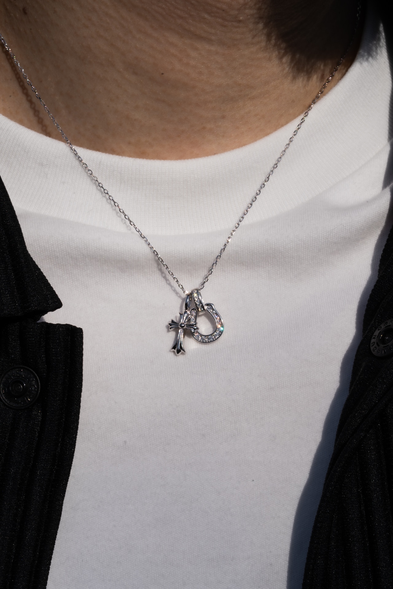 1/10(sat)発売【Cross Luxe Necklace】/ SILVER