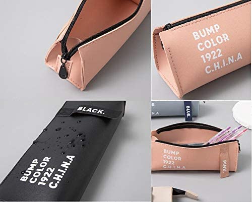 Jpcs アビー 筆箱 ペンケース おしゃれ 大容量 筆入れ 筆箱 おしゃれ 子供 小学生 中学生 高校生 ペンケース学生 社会人 男の子 女の子兼用 ふでばこ シンプル 仕事用 3 ブルー Japan Classic Store