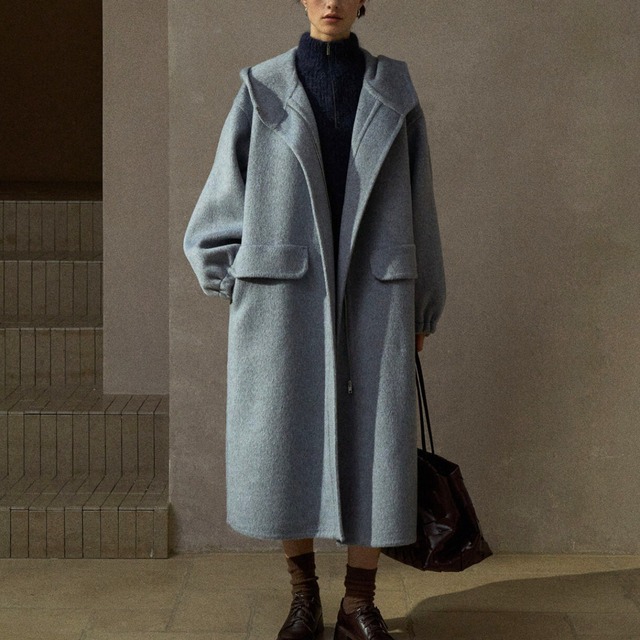 Double-breasted  fur color jacket  T4227