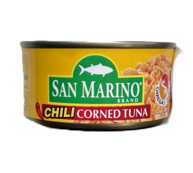 SAN MARINO CHILI CORNED TUNA 180g　【サン マリノ チリ コーンド ツナ】