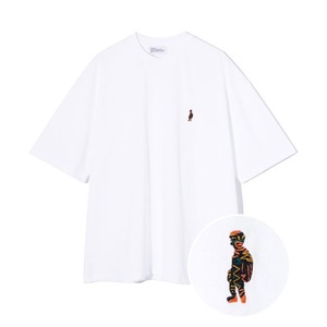 [PARTIMENTO] [CHUBBY]EMBROIDERY TEE MUSTARD 正規品 韓国 ブランド 半袖 T-シャツ