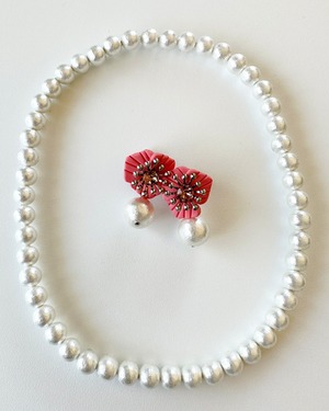 mini MAKE flower【 coral pink 】