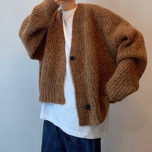 ル​​ーズショートニットカーディガン　1030