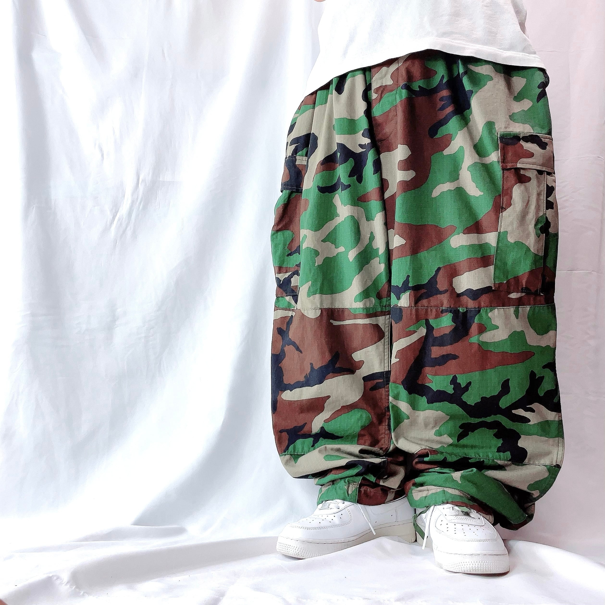 00s NIKE ナイキ トラックパンツ 極太 ビッグサイズ ネイビー 2XL