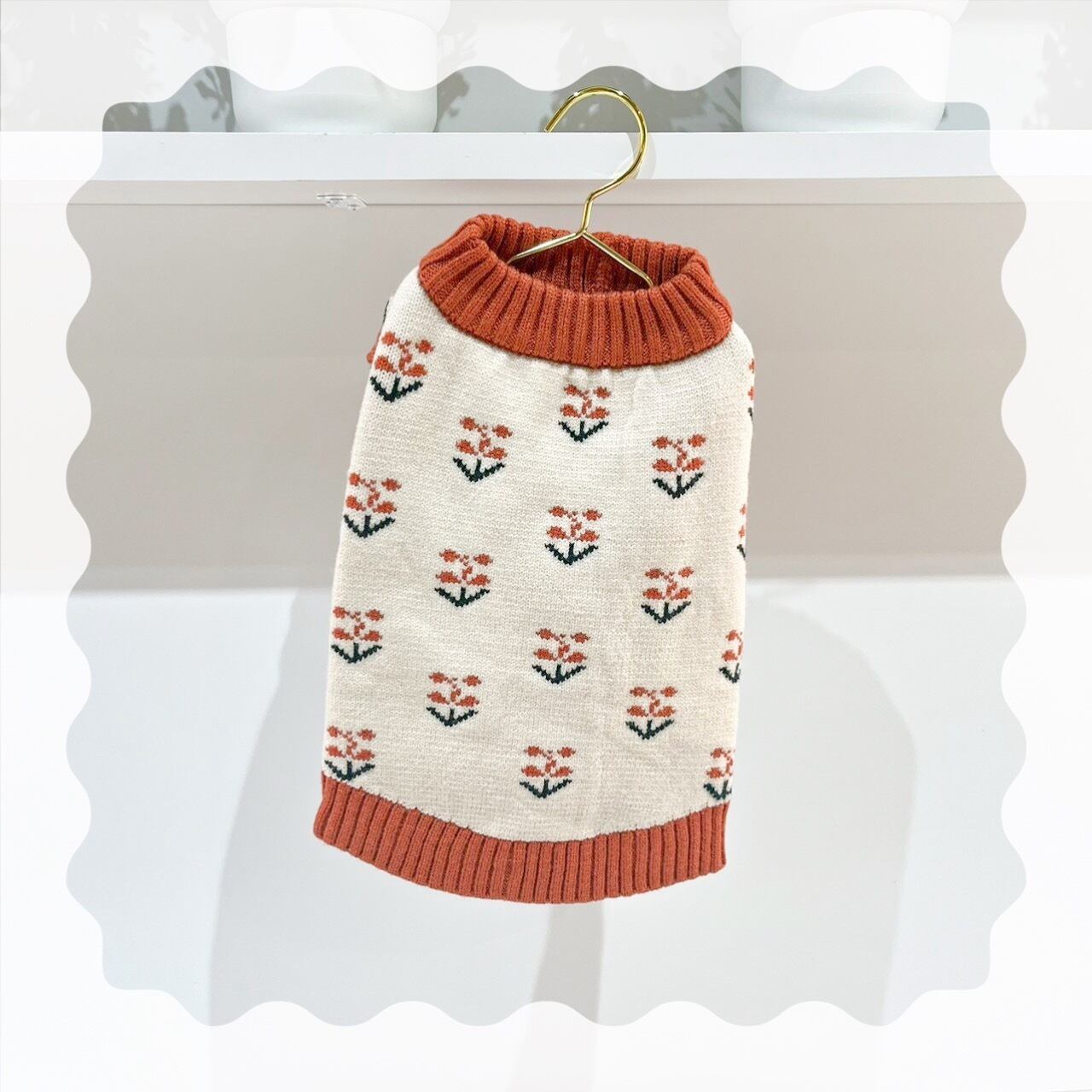 レトロフラワーニット/NO.42311007