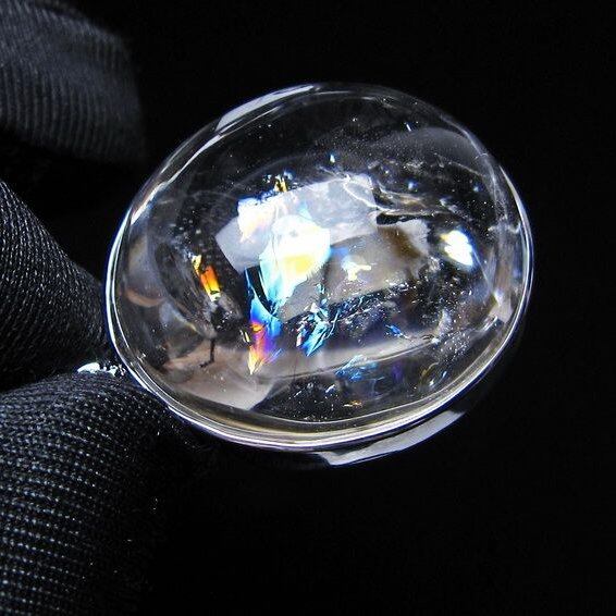 アイリスクォーツ 水晶 ペンダント 虹入り おまかせ便 一点物 112-14202