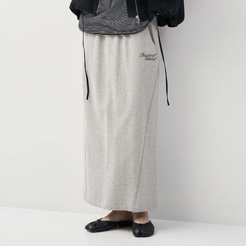 CHIGNON 】刺繍ロゴスウェットスカート | valance 福井