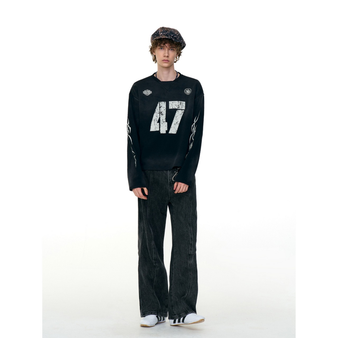 VINTAGE ストリート 47スポーツ ロングTシャツ T1829