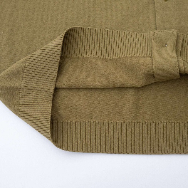 リネン RINEN 綿ナイロン天竺編み カーディガン(R19581)全3色