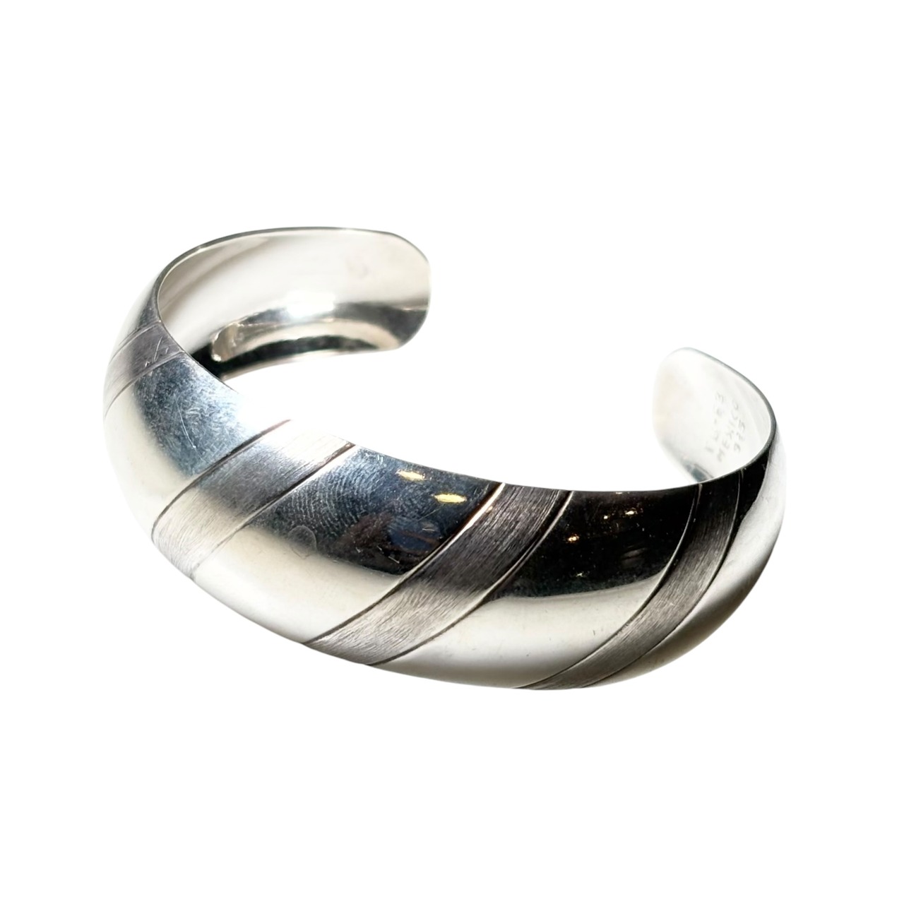 vintage Mexican silver cuff bangle