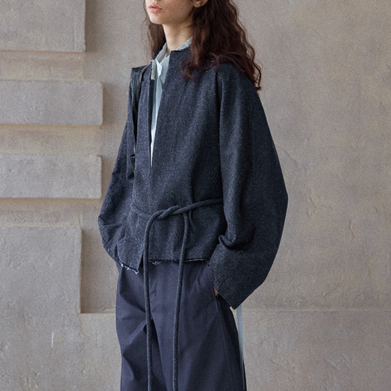 Fringe Detail Denim Jacket T3620