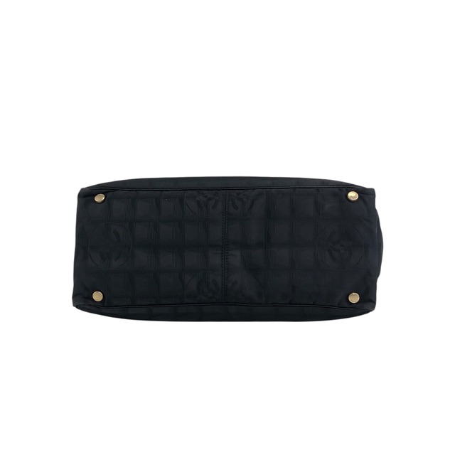 CHANEL シャネル ニュートラベルライン トートバッグ ブラック ナイロン vintage ヴィンテージ オールド 37n7zy