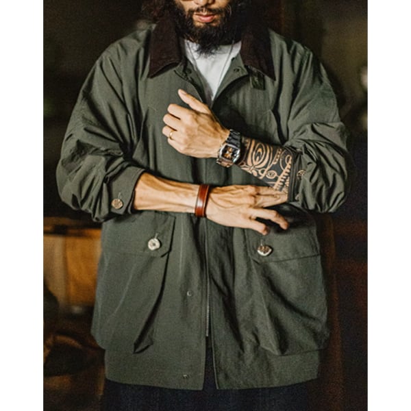 Front pocket design jacket P799