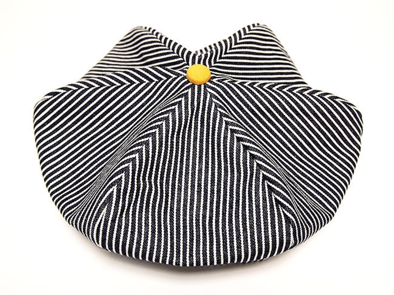 リバーシブル ベレー帽 58㎝ "REVERSIBLE BERET" (BLUE HICKORY×BEIGE 58)
