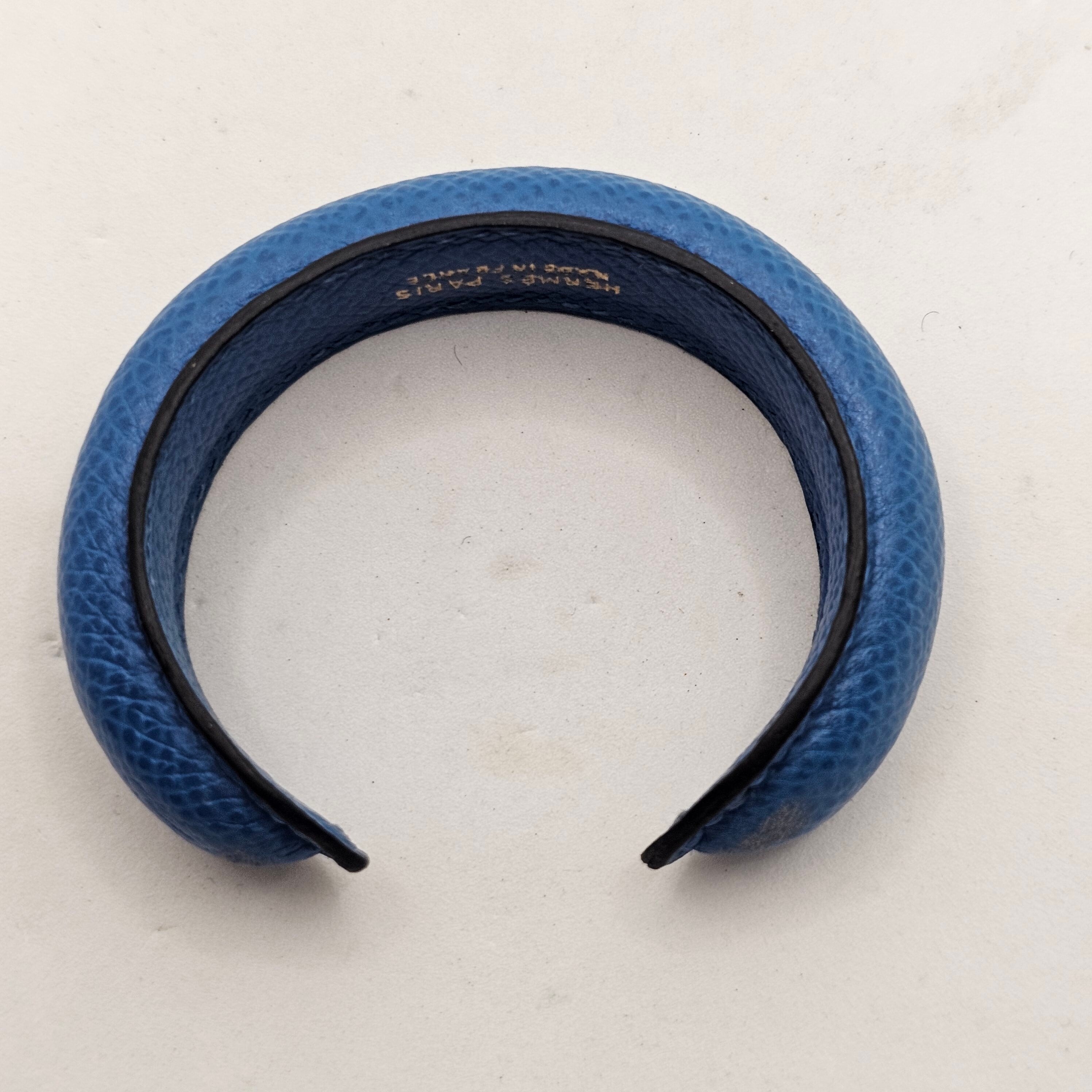 希少】エルメス プールトゥール レザーバングル ぷっくり マルジェラ期 
