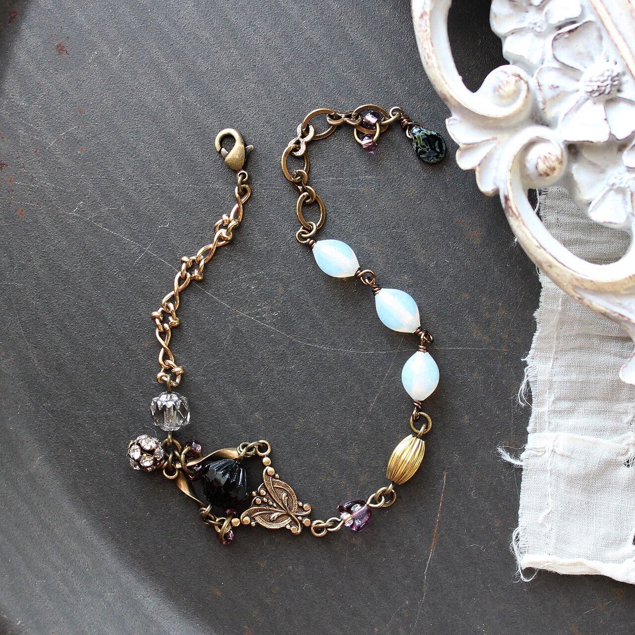 vintage ヴェネツィアンビーズ ネックレス&ブレスレット vintage ヴェネツィアンビーズ ネックレス&ブレスレット