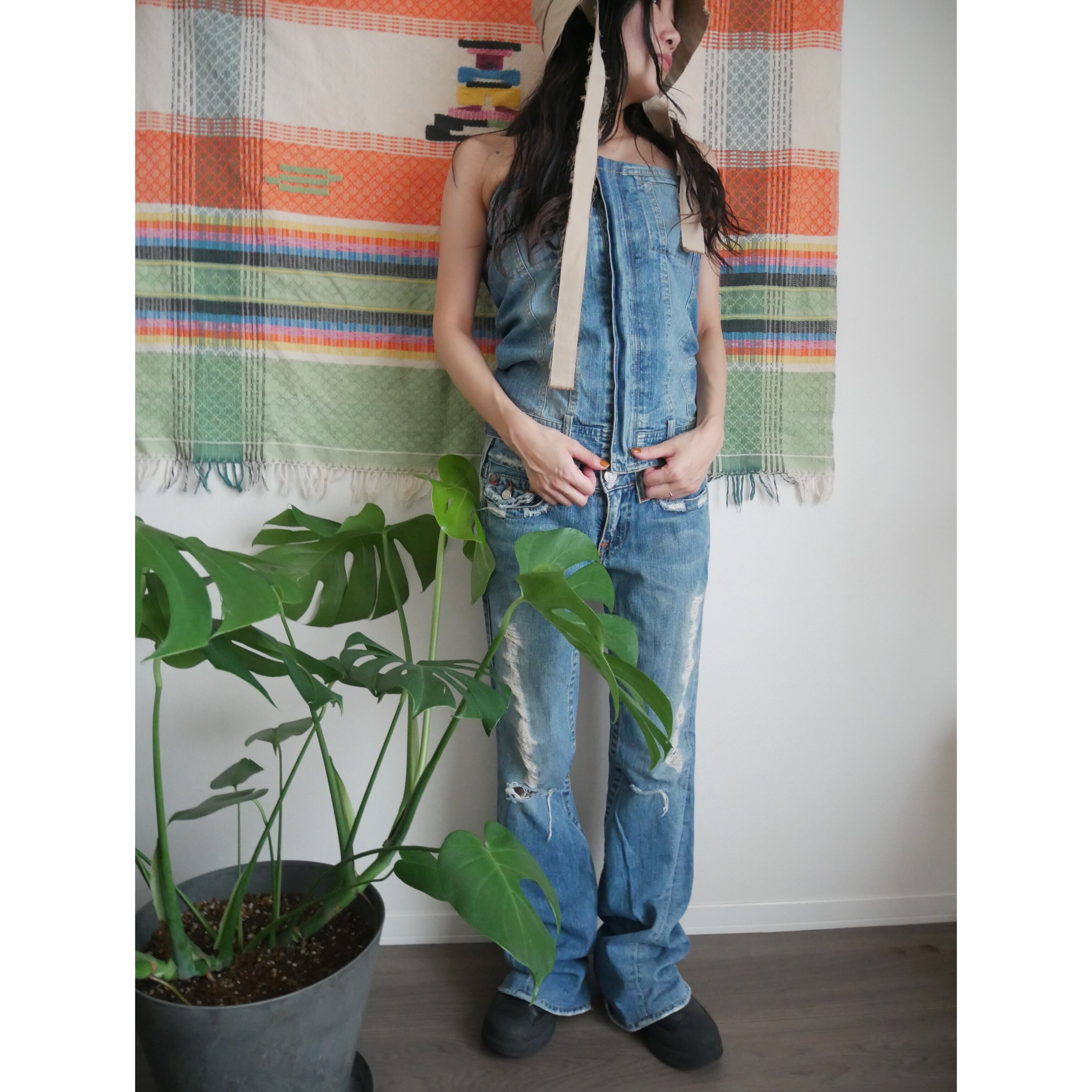 激レア hn+die damage 美味しけれ flare pants h.naotoお兄系 