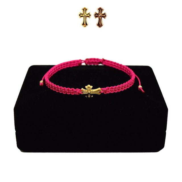 【無料ギフト包装/送料無料/限定】K18 Gold Baby Crux Bracelet / Anklet  Pink【品番 21S2001】