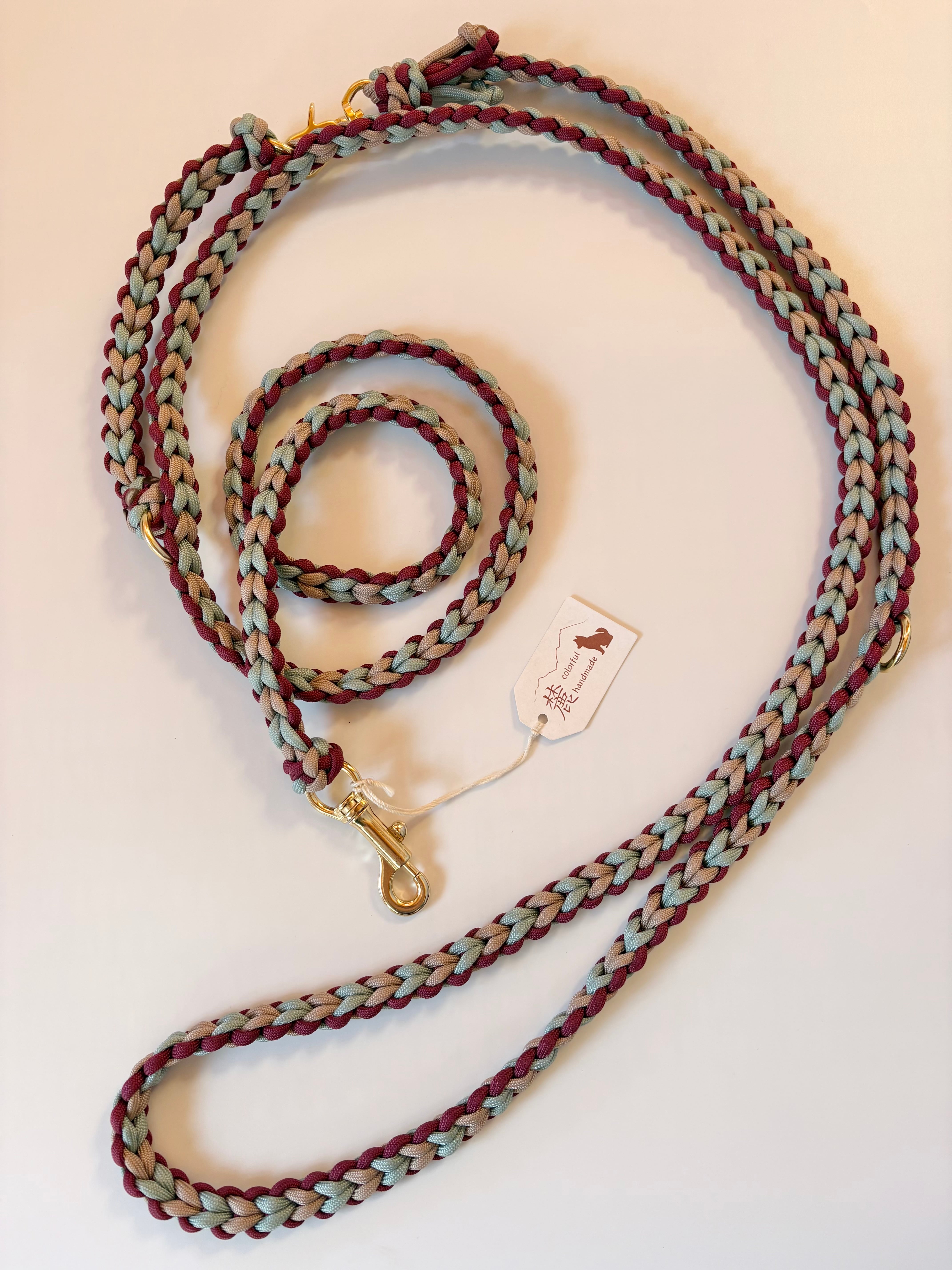 キャラマル ✿ ハート編みショルダーリード ☆オーダーメイド☆ハート編みショルダーリード | roku colorful handmade