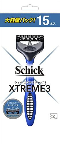 Gillette ジレット 髭剃り 本体 替刃 3個 カミソリ 剃刀 メンズ 深剃り