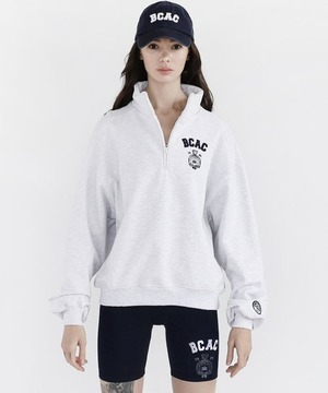 [BADBLOOD] BCAC Emblem Heavyweight Short Anorak - Ash Gray