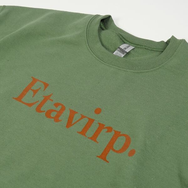 Size【XL】 etavirp. エタヴァープ Etavirp Logo Crewneck. (Military