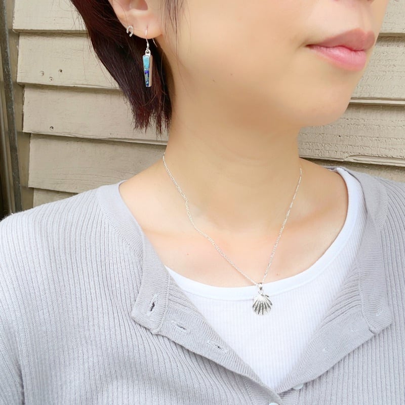 クラシック シェル ネックレス ペンダント（チェーン オプション）貝