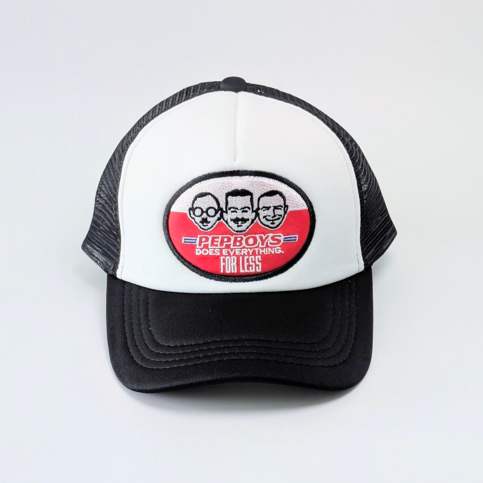 【 Mesh Cap / メッシュキャップ 】 Pep Boys（ペップボーイズ）/ BLACK / レーシングキャップ / ベースボールキャップ 〚アメリカン雑貨 アメトイ〛