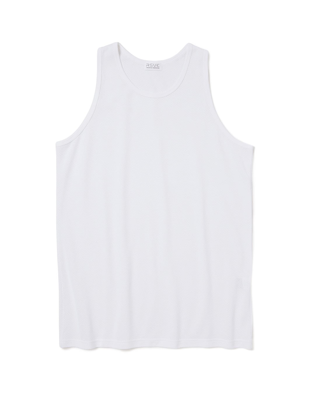 【先行予約】RSVE “Cotton Mesh Tank” White