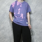 90's bleach tee purple