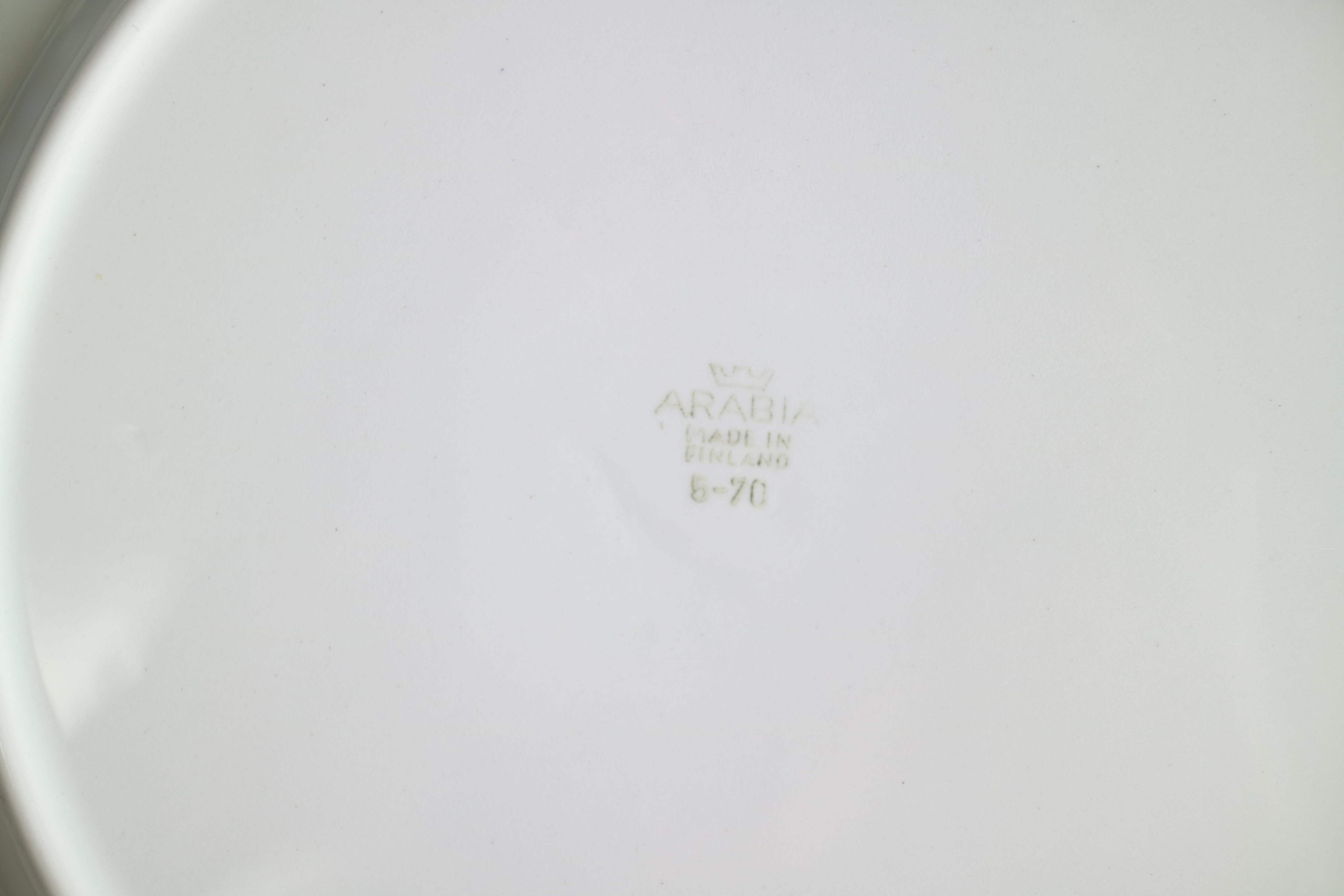 k様ご予約品】ARABIA アラビア / veera / プレート23cm 花柄 ブルー No