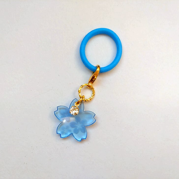 水引アンブレラマーカー【アクリル桜】チャームにもなる 縁起物 ペット