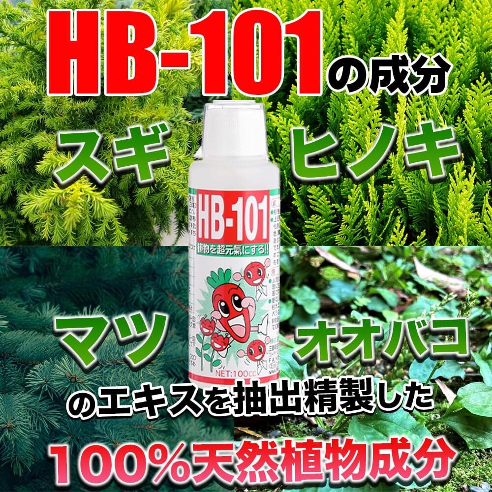 フローラ(Flora) 植物活力剤 HB-101 即効性 1000倍希釈 原液 100ml 花