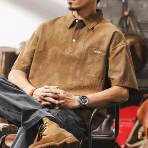 レトロジャガードポロシャツ 225595