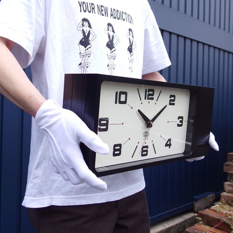Double face clock rectangle Wall clock dulton 時計 DULTON DOUBLE