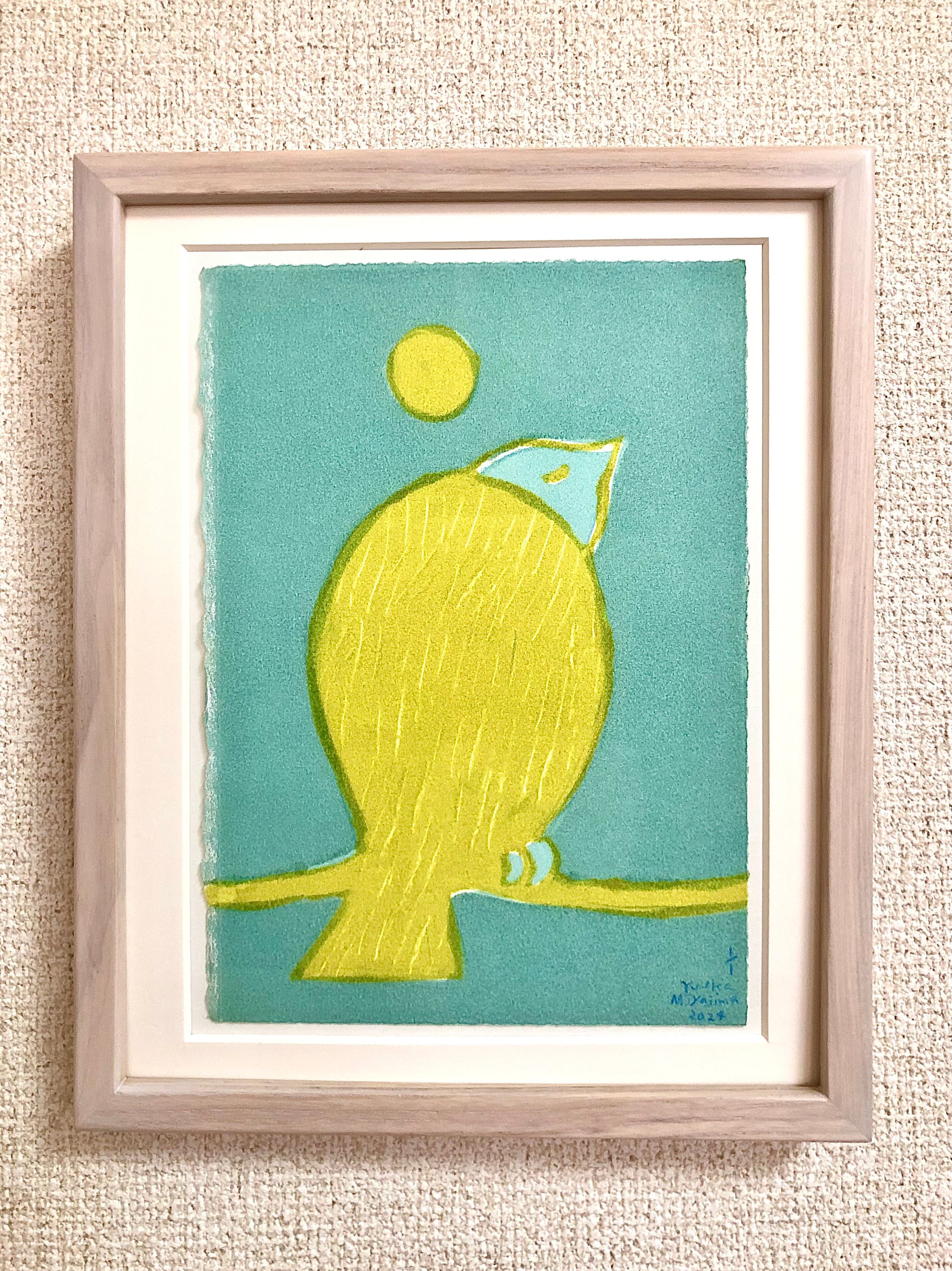 版画「ひとりぼっちのうさぎ」エッチング／額付 | YUUKA MIYAJIMA GALLERY