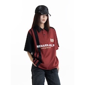 VINTAGE ストリート 刺繍ポロ スポーツTシャツ T1753