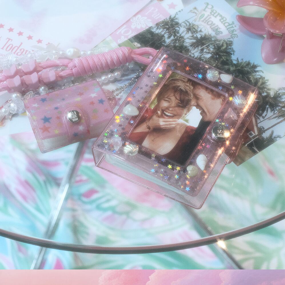 THENCE] Star グリッター コレクトブック ミニ（Pink） | moim - 韓国