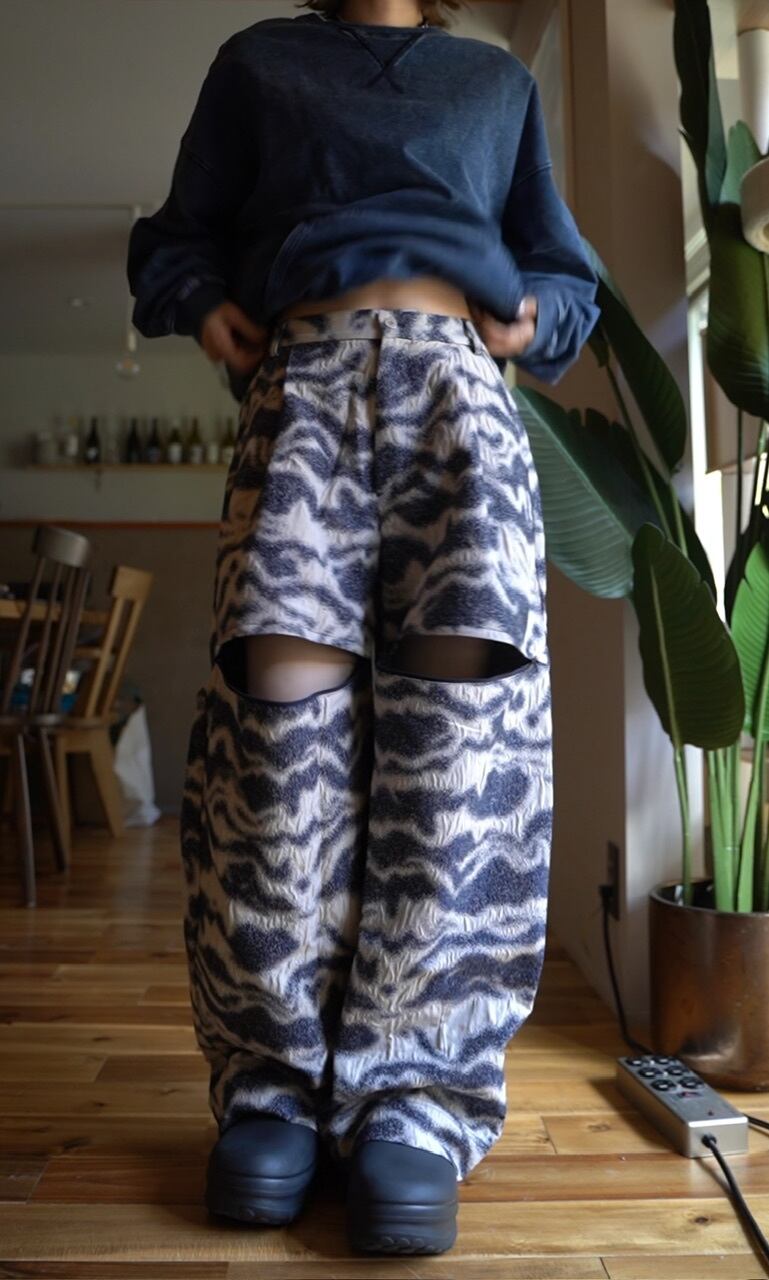 Nora Lily 】 Zip Break Jacquard Pants(UNISEX) | osrsofficial