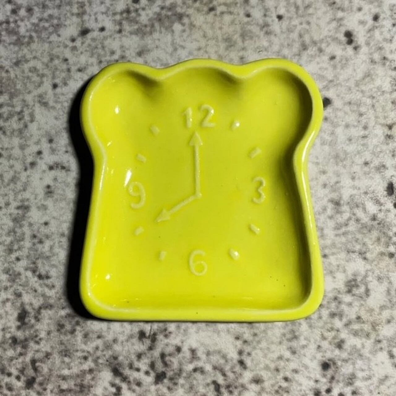 時計パンの豆皿 つやきいろ